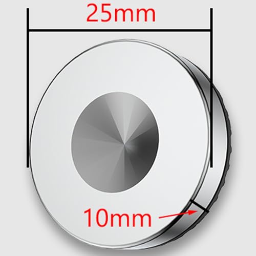 HiFi Speaker Stand Feet Pads, 25x10mm, Stainless Steel Speaker Isolation Feet for DVD/Amplifier/Turntables/Subwoofer - size: 25x10mm