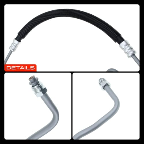 A-Premium Power Steering Pressure Hose Assembly, Pump to Gear/Rack Pinion