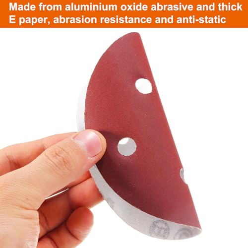 5-Inch Hook and Loop Sanding Discs for Random Orbital Sander, Assorted Sandpaper 40-1000 Grits, 110 PCS - size: 40-1000