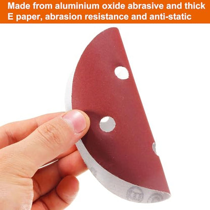 5-Inch Hook and Loop Sanding Discs for Random Orbital Sander, Assorted Sandpaper 40-1000 Grits, 110 PCS - size: 40-1000