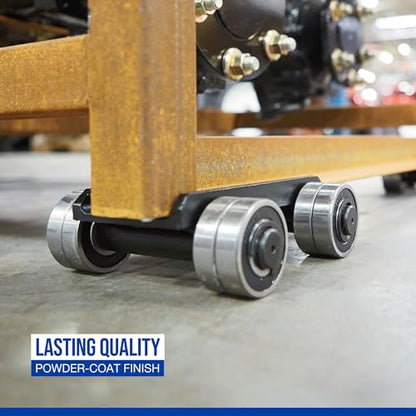 Strongway Machinery Skate, 3,300-Lb. Capacity, 8 Steel Wheels - size: 3300 LB
