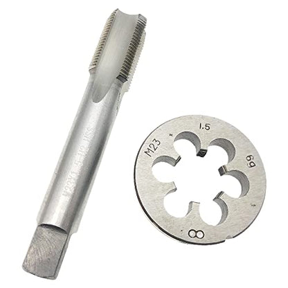 M23x1.5 Tap and Die Set RH Straight Fluted M23 x 1.5 Thread Right Hand - size: M23 x 1.5 Tap and Die Set RH