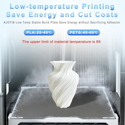 355x346mm Large Cool Build Plate for Bambu Lab H2S H2D Smooth High-Viscosity Spring Steel Print Bed Surface - color: Cool Plate Grey, size: H2D/H2S