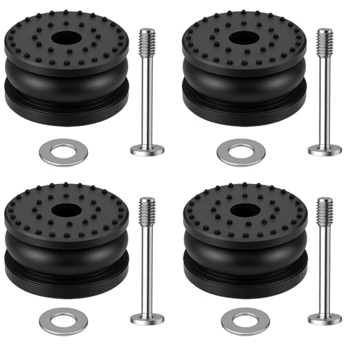 Anti-Vibration Feet for Bambu Lab H2D / H2D Combo, 4-Pack Printer Shock-Absorbing Pads with Screws & Washers, Anti-Slip Base for Stability & Noise Reduction – 3D Printer Accessories - color: H2D / H2D Combo