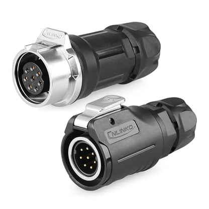 CNLINKO LP-16 8 PIN Industrial Waterproof Connector - style: 8 Pin