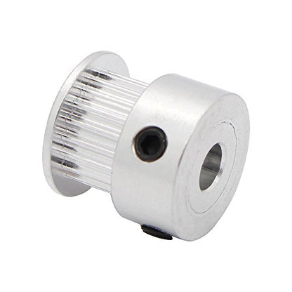 5PCs Aluminum 2GT Timing Pulley 20 Teeth Bore 5mm for 3D Printer 6mm Width 2GT Timing Belt - size: 20 teeth, style: 5mm bore, for 6mm belt