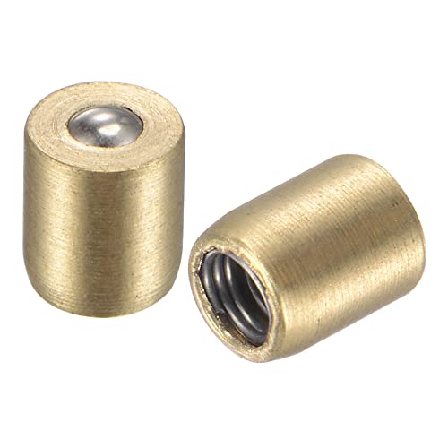 uxcell Brass Push Button Grease Oil Cup 4x5mm Ball Oiler for Lubrication System 10Pcs - size: 4x5mm