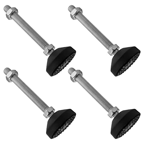 Bonsicoky M12 Metal Adjustable Leveling Feet, 5.1" x 1.9", 4 Pcs - size: M12,5.1" Height
