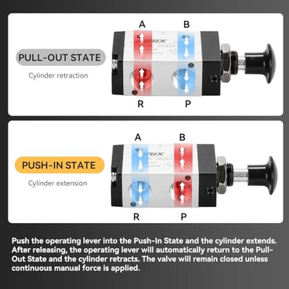 3/8" NPT Manual Control Valve 3R310-10, 3-Port 2-Position Hand Valve - size: 3/8'' NPT, style: 3 Way 2 Position