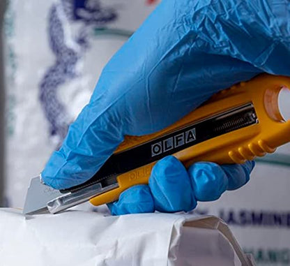 OLFA Self-Retracting Safety Knife (SK-4) - Semi-Auto Blade, Non-Slip Handle