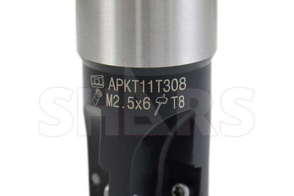 SHARS 1" 90 Degree Square Shoulder Indexable End Mill P