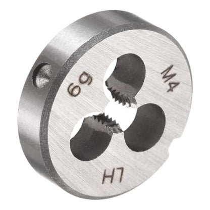 M4 x 0.7 Round Threading Die Left Hand Alloy Steel - size: M4 x 0.7