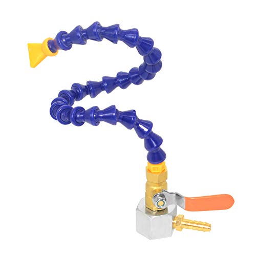 Joywayus 1/4PT Thread Adjustable Magnetic Base Coolant Oil Water Hose Pipe - style: Flat Nozzle