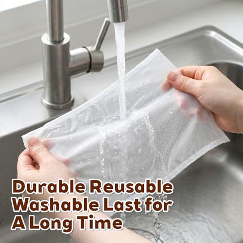 5 Pcs Nylon Brew Bags, Fine Mesh Brewing Bag Reusable Cold Brew Bags, 7.9 x 11.8 Inch Straining Bag for Beer, Wine, Cider - size: 7.9 x 11.8 Inch