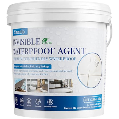 Transparent Waterproof Coating Sealant 280 Oz (8 KG) - size: 280 OZ