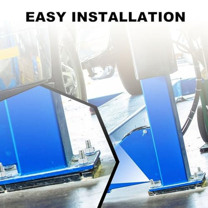 RULLINE 46-Pc Car Lift Installation Kit – Wedge Bolts & Shims - style: 46 PCS