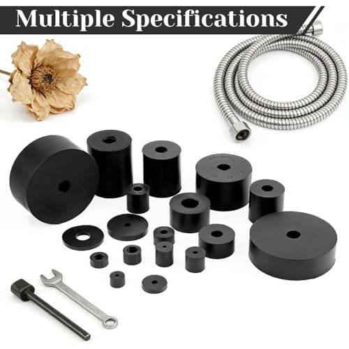 4 PCS Multi Purpose Rubber Spacer, 1-2/5" OD x 3/8" ID x 3/8" Thickness - size: 1-2/5" OD x 3/8" ID x 3/8" Thickness