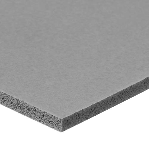 USA Sealing ZUSASSR-FDA-3 FDA Silicone Foam Strip with High Temperature Adhesive, 1/4" Height, 1/4" Width, 6' Length