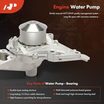 A-Premium Engine Timing Belt Kit with Water Pump