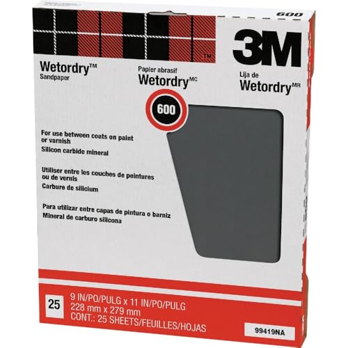 3M 88619NA 99419 Sand Paper, 9" x 11"