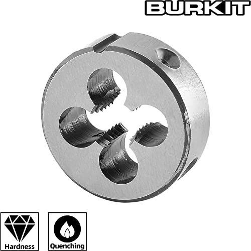 Burkit 1/4"-40 UNS Round Threading Die Right Hand - size: 1/4-40