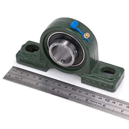 XIKE 2 Pcs UCP206 Bore 30 mm Pillow Block Mounted Ball Bearings. - size: UCP206 Bore 1-3/16"