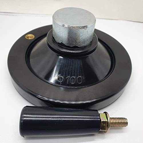 4" Premium Handwheel with Revolving Knob Grip After Processing by The User, it is Used for Machine Tools Such as milling, Lathe, and Drill Press. - size: 4" X Solid Hub