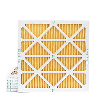 Glasfloss ZL 14x14x1 MERV 11 AC Furnace Pleated Air Filters. Box of 6 - size: 14x14x1 | 1" Filters | 6 Pack