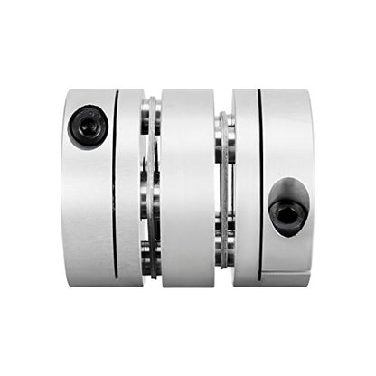 uxcell 12mmx15mm Clamp Tight Motor Shaft 2 Diaphragm Coupling Coupler - size: 12-15mm