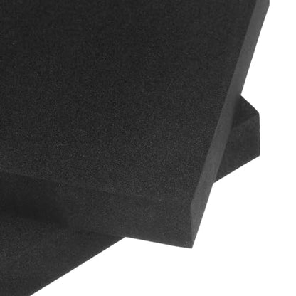 uxcell 8pcs Rubber Padding Sheets 3/4 Inch Thick x 4 Inch Long Square Neoprene Foam Sheet Non-Slip Anti Vibration Pads, Anti-Skid Noise - size: 3/4" Thick, 4" Length