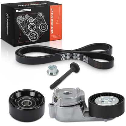 A-Premium Engine Serpentine Belt Drive Kit Compatible with Jeep