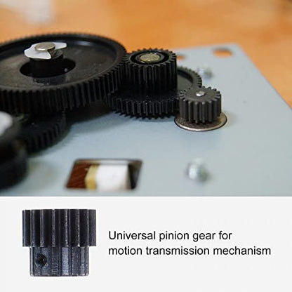 uxcell 1Mod 18T Pinion Gear 8mm Bore Hardened Steel Motor Rack Spur Gear with Step for RC Car Truck Buggy Gear Drive, 2 Set