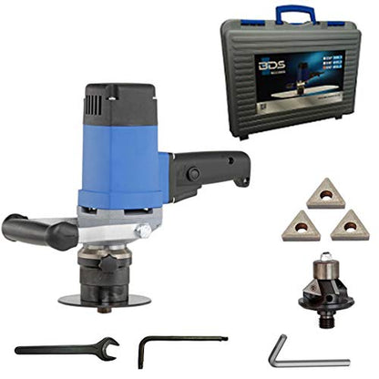 CS Unitec | EKF 300.3 | Portable Hand-Held Beveling and Chamfering Machine for Metal. 30 Degree Weld Seams and Chamfer from 0-1/4", 13.5 Amp, 110V - Made in Germany - style: 30° Beveler - EKF 300.3