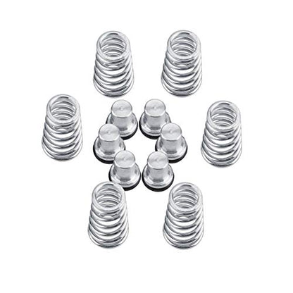 Fdit 6Pcs Universal Poppet Valve Spring Beer Replacement Stainless Steel Beer Parts Fits Ball & Pin Lock Keg Post