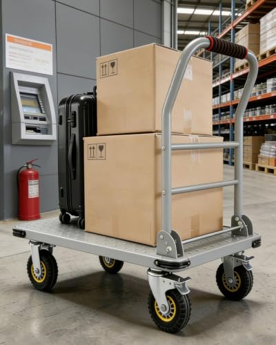 Platform Truck Cart, 36 x 24 in, 1800 lb Capacity, Steel