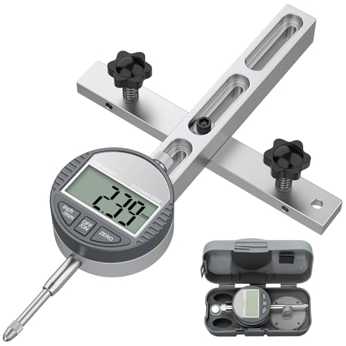HDLNKAK Table Saw Digital Dial Indicator Gauge 0-1"/0.0005" for Calibrating - color: Table Saw Digital Dial Indicator Gauge