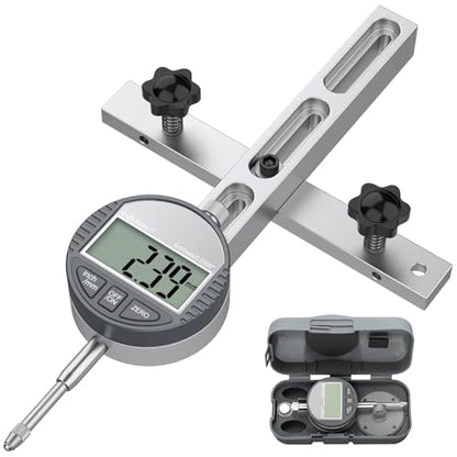 HDLNKAK Table Saw Digital Dial Indicator Gauge 0-1"/0.0005" for Calibrating - color: Table Saw Digital Dial Indicator Gauge