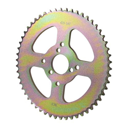 JMCHstore 54T Rear 420 Chain Sprocket for Coleman B200R B200RSV Upgrades - size: 54T
