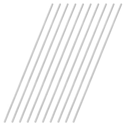 uxcell 10Pcs Fully Threaded Rod M2 x 0.4mm Pitch 140mm/6 Inch Threaded - size: M2x0.4mmx140mm