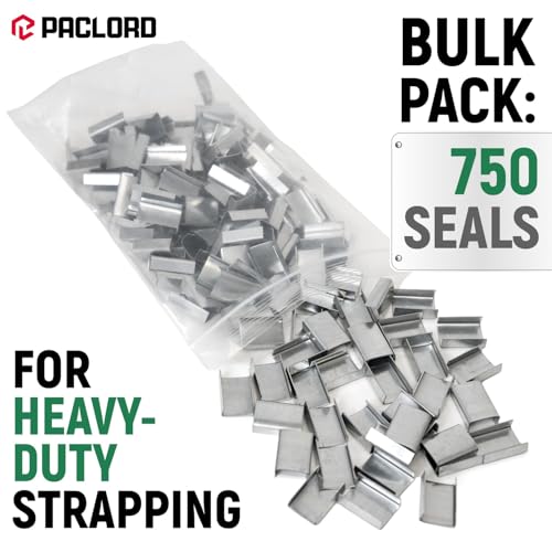 5/8" Open Seals for Steel Strapping, Pack of 750 - size: Pack of 750