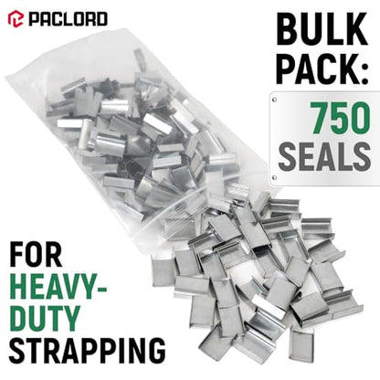 5/8" Open Seals for Steel Strapping, Pack of 750 - size: Pack of 750