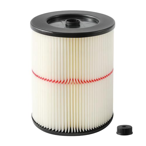17816 Filter for Craftsman Shop Vac 5/6/8/12/16 Gallon Wet/Dry Vac Filter - color: 1 Pack