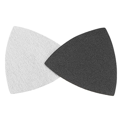 uxcell Triangular Sandpaper Hook and Loop Fit 3-1/2" 120 Grit 8pcs - size: 120 Grit