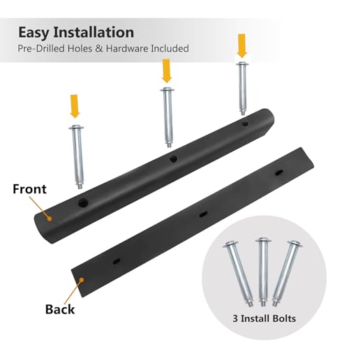 Heavy Duty Loading Dock Bumpers 39"L x 4" D, 19.6lb - size: 39''*4'' D Shape