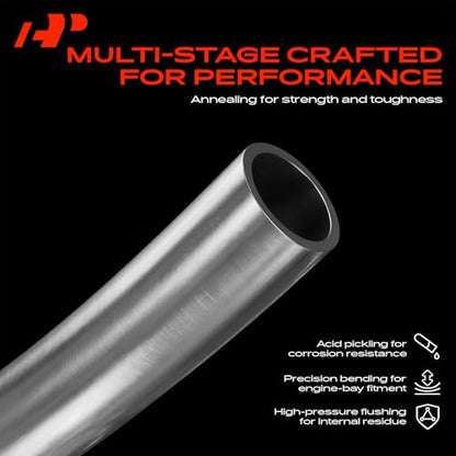 A-Premium Power Steering Pressure Hose Line Assembly, Tube To From Pump