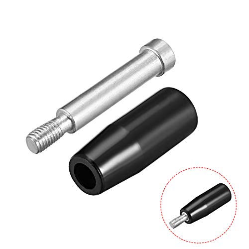 uxcell 5 Pcs Revolving Handwheel Machine Handle M8x50 Male Threaded Stem 2-inch Length for Milling Machine - size: M8