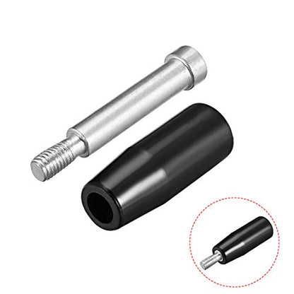 uxcell 5 Pcs Revolving Handwheel Machine Handle M8x50 Male Threaded Stem 2-inch Length for Milling Machine - size: M8