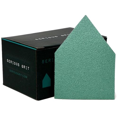 Serious Grit - P80 Grit Sandpaper for Milwaukee M12 Fuel Sanders - 50 Pack - size: 80 Grit