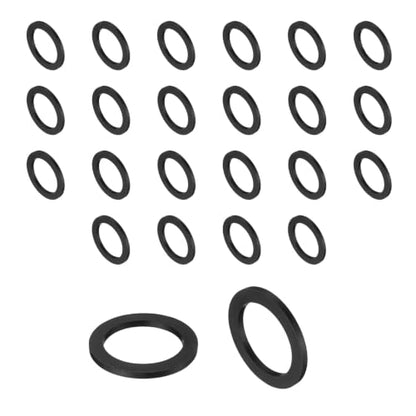 uxcell 24Pcs Rubber Vibration Isolation Washers 37mm OD x 27mm ID x 2.5mm T - size: 37mm OD x 27mm ID x 2.5mm Thick