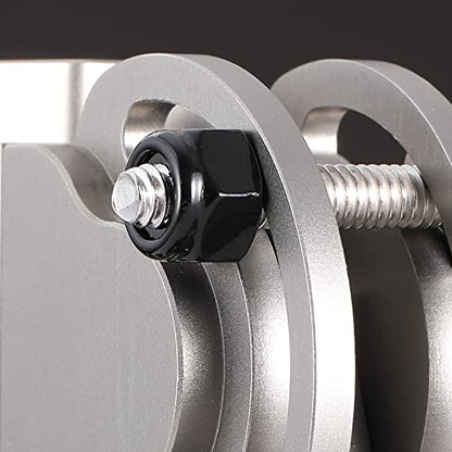 3/8-16 Nylon Insert Hex Lock Nuts 100Pcs 304 Stainless Steel Locknuts, Hex Drive, Bright Finish, Black Oxide by SG TZH - size: 3/8-16